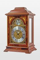 Heirloom English Style Mahogany Mantel Clock
