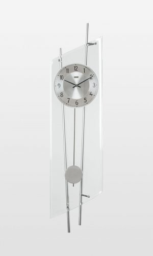 QC 9080 Mineral Glass Radio Controlled Wall Clock