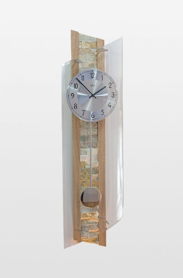 QC 9141 Stylish Tiled Radio Controlled Wall Clock